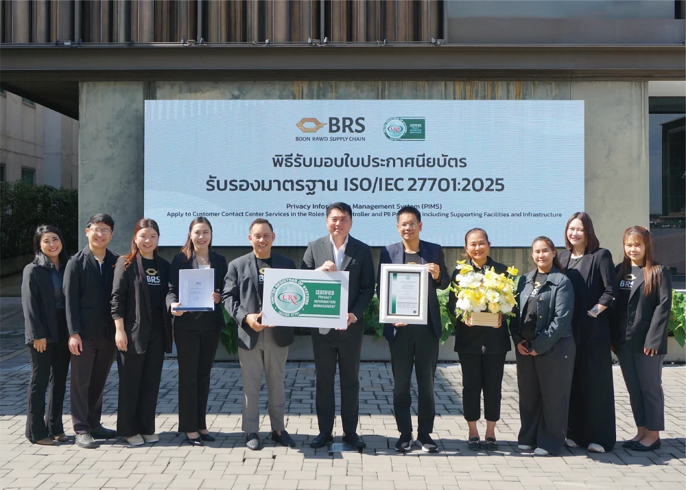 BRS สร้างความสำเร็จครั้งใหญ่ คว้ารางวัล The Best Contact Center of the Year พร้อมอีก 7 รางวัลจาก TCCTA 2026